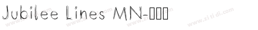 Jubilee Lines MN字体转换